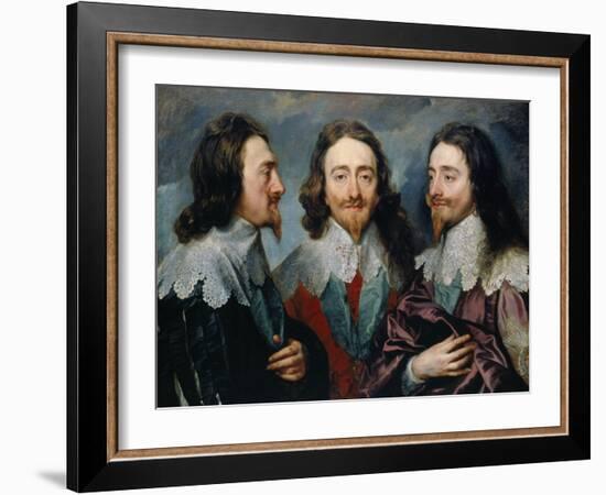 Charles I-Sir Anthony Van Dyck-Framed Giclee Print