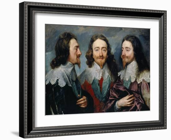 Charles I-Sir Anthony Van Dyck-Framed Giclee Print