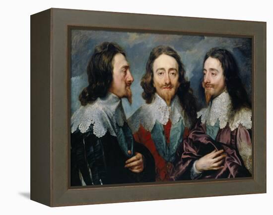 Charles I-Sir Anthony Van Dyck-Framed Premier Image Canvas