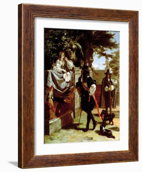 Charles II (1630-85) and Nell Gwynne (1650-87)-Edward Matthew Ward-Framed Giclee Print