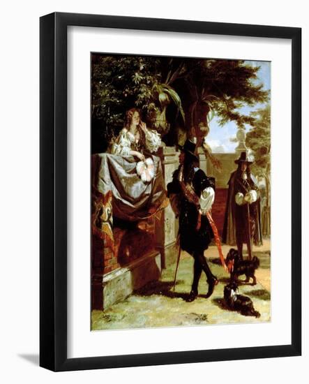 Charles II (1630-85) and Nell Gwynne (1650-87)-Edward Matthew Ward-Framed Giclee Print