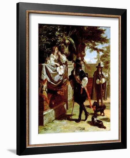 Charles II (1630-85) and Nell Gwynne (1650-87)-Edward Matthew Ward-Framed Giclee Print