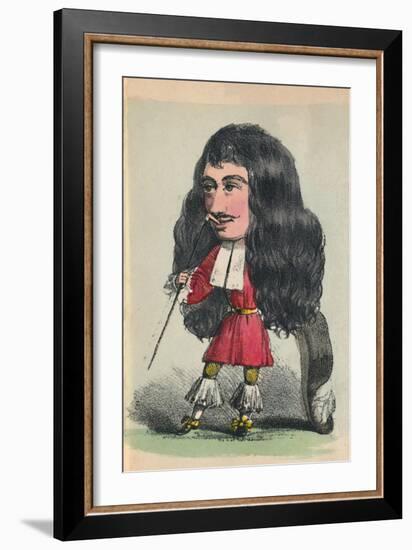 'Charles II', 1856-Alfred Crowquill-Framed Giclee Print