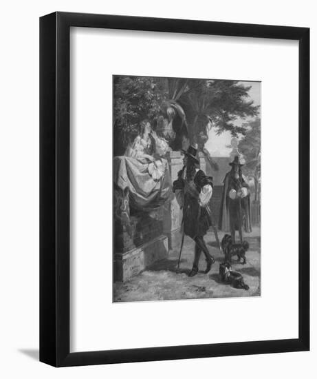 Charles II and Nell Gwynn, 17th century (1905)-Unknown-Framed Giclee Print