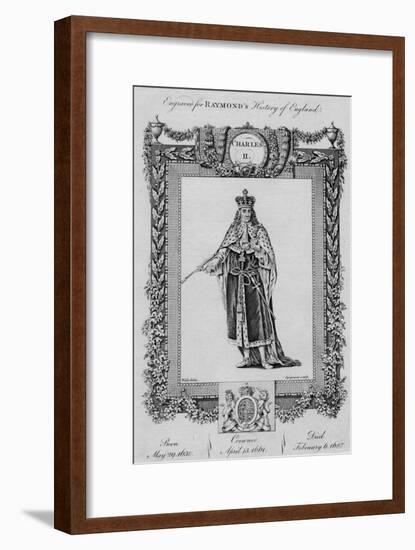 'Charles II', c1787-Unknown-Framed Giclee Print