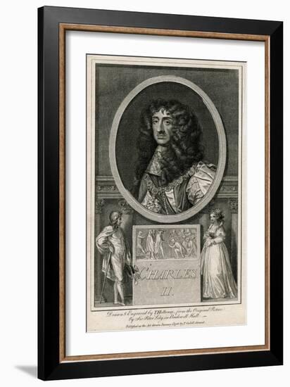 Charles II, Holloway-T Holloway-Framed Art Print