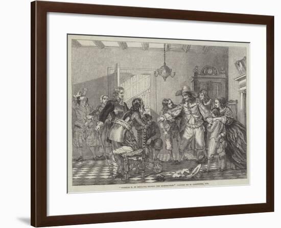 Charles II in Holland, before the Restoration-William Carpenter-Framed Giclee Print