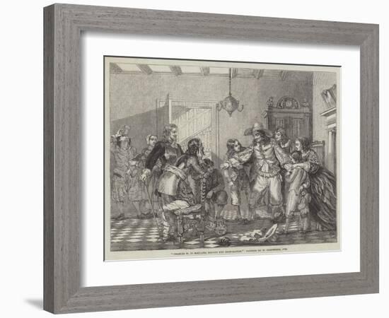 Charles II in Holland, before the Restoration-William Carpenter-Framed Giclee Print