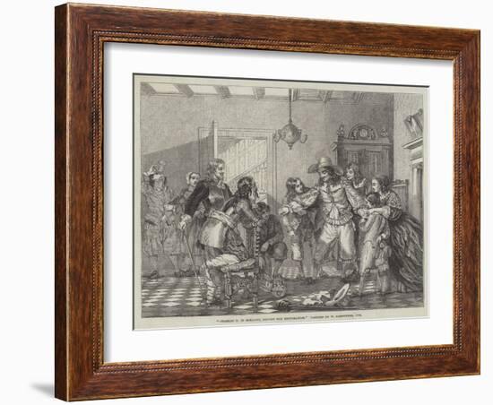 Charles II in Holland, before the Restoration-William Carpenter-Framed Giclee Print