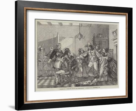 Charles II in Holland, before the Restoration-William Carpenter-Framed Giclee Print