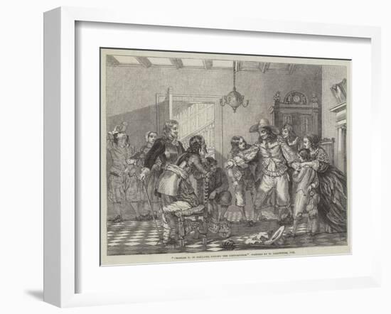 Charles II in Holland, before the Restoration-William Carpenter-Framed Giclee Print