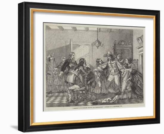 Charles II in Holland, before the Restoration-William Carpenter-Framed Giclee Print