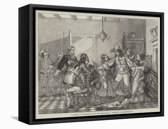 Charles II in Holland, before the Restoration-William Carpenter-Framed Premier Image Canvas