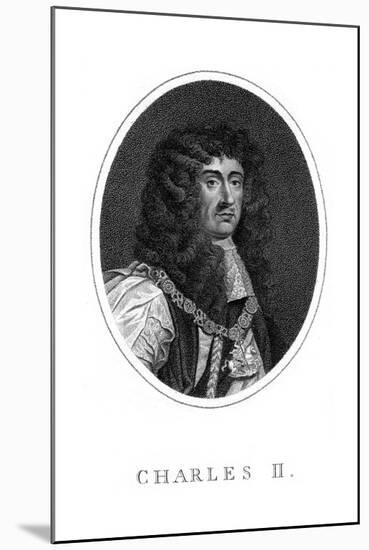 Charles II, King of England, Scotland and Ireland-null-Mounted Giclee Print