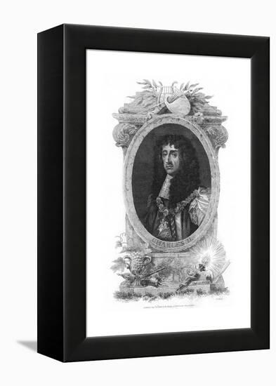 Charles II, King of England, Scotland and Ireland-Rhodes-Framed Premier Image Canvas