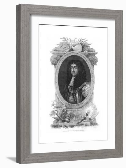 Charles II, King of England, Scotland and Ireland-Rhodes-Framed Giclee Print