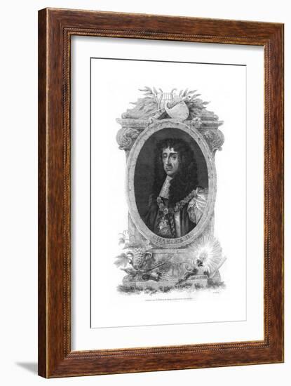 Charles II, King of England, Scotland and Ireland-Rhodes-Framed Giclee Print