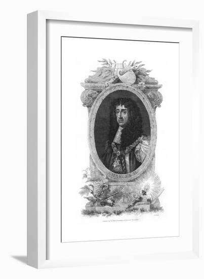 Charles II, King of England, Scotland and Ireland-Rhodes-Framed Giclee Print