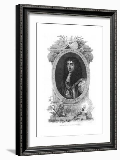 Charles II, King of England, Scotland and Ireland-Rhodes-Framed Giclee Print