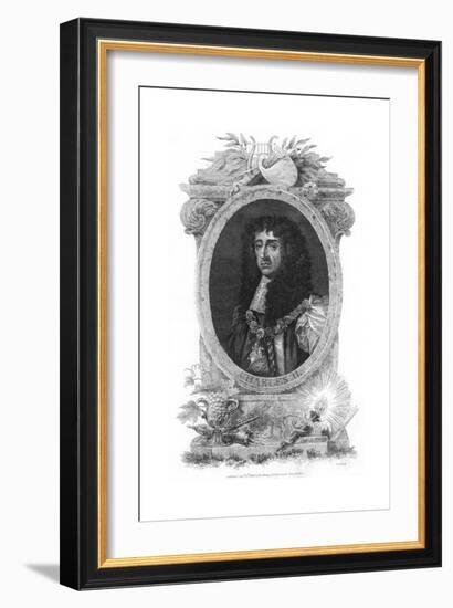Charles II, King of England, Scotland and Ireland-Rhodes-Framed Giclee Print