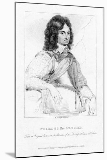 Charles II, King of England, Scotland and Ireland-R Cooper-Mounted Giclee Print