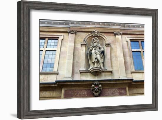 Charles II on Custom House, Kings Lynn, Norfolk-Peter Thompson-Framed Photographic Print