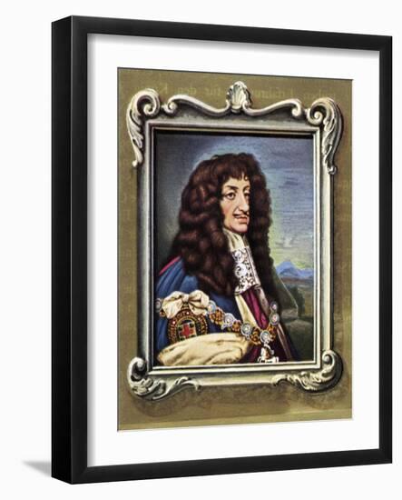 Charles II Portrait of-Samuel Cooper-Framed Giclee Print