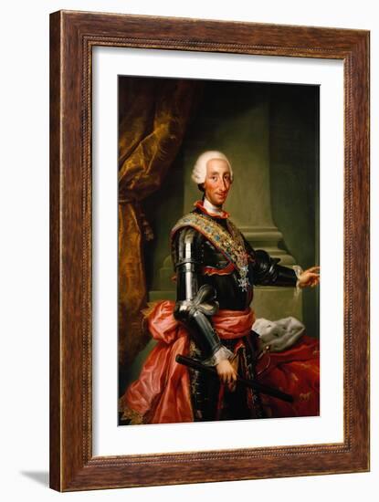 Charles III of Spain, C. 1761-Anton Raphael Mengs-Framed Giclee Print