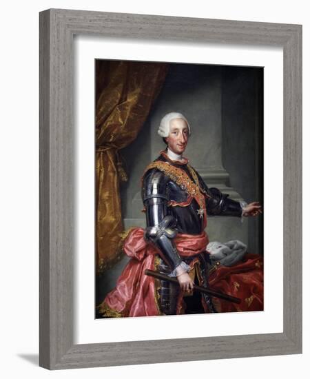 Charles III of Spain, Ca 1761-Anton Raphael Mengs-Framed Giclee Print