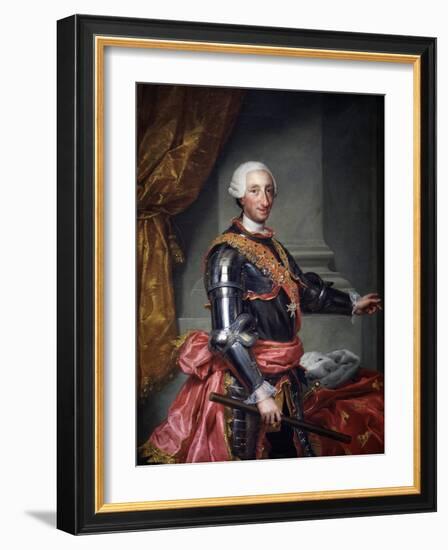 Charles III of Spain, Ca 1761-Anton Raphael Mengs-Framed Giclee Print