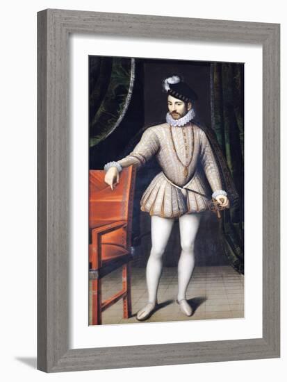 Charles IX (1550-74) King of France-Francois Clouet-Framed Giclee Print