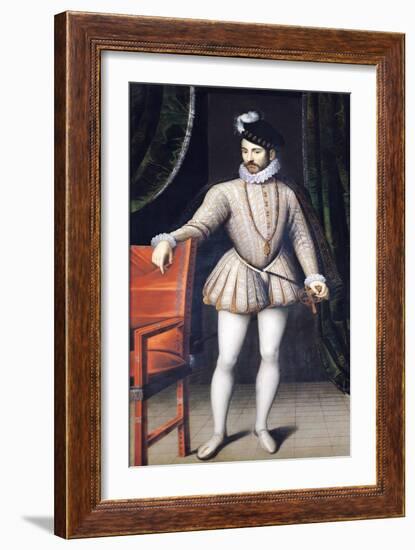 Charles IX (1550-74) King of France-Francois Clouet-Framed Giclee Print