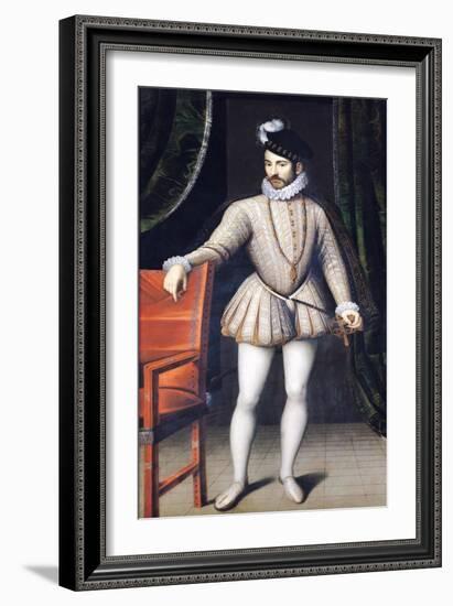 Charles IX (1550-74) King of France-Francois Clouet-Framed Giclee Print