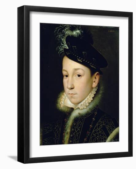 Charles IX (1550-74)-Francois Clouet-Framed Giclee Print