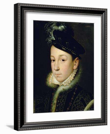 Charles IX (1550-74)-Francois Clouet-Framed Giclee Print