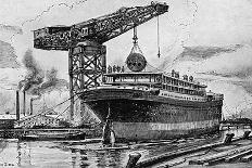 WW1 - Sinking of 'Lusitania', May 7th, 1915-Charles J. De Lacy-Premium Giclee Print