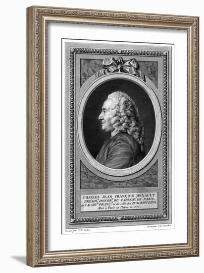 Charles J F Henault-C N Cochin-Framed Art Print