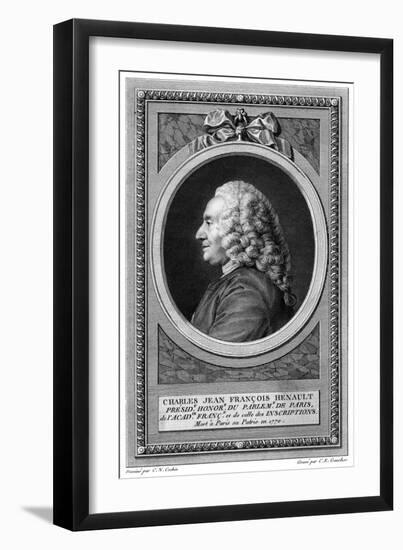 Charles J F Henault-C N Cochin-Framed Art Print