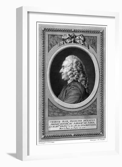 Charles J F Henault-C N Cochin-Framed Art Print