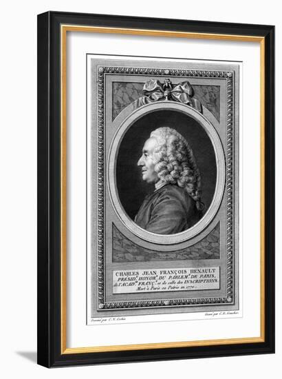 Charles J F Henault-C N Cochin-Framed Art Print