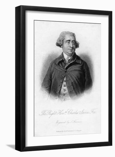 Charles James Fox (1749-180), Whig Statesman, 19th Century-Samuel Freeman-Framed Giclee Print
