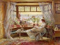 Reading by the Window, Hastings-Charles James Lewis-Premier Image Canvas
