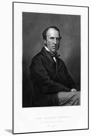 Charles John Canning, 1st Earl Canning, Governor-General of India, 19th Century-DJ Pound-Mounted Giclee Print