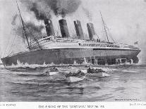 The Sinking of the Lusitania, May 7, 1915-Charles John De Lacy-Giclee Print