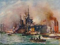 'The Surrender of the German High Seas Fleet', 1918 (1919)-Charles John De Lacy-Giclee Print