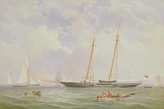 A Portrait of the 110 Ton Royal Yacht Squadron Schooner 'Viking' Off the Needles, 1863-Charles Jones-Framed Giclee Print