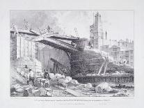 London Bridge, London, 1832-Charles Joseph Hullmandel-Framed Premier Image Canvas