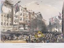 Temple Bar, London, 1837-Charles Joseph Hullmandel-Framed Giclee Print