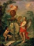 Cupid Sharpening an Arrow, 1750-Charles-Joseph Natoire-Premier Image Canvas