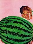 "Big Watermelon," Saturday Evening Post Cover, August 22, 1942-Charles Kaiser-Giclee Print
